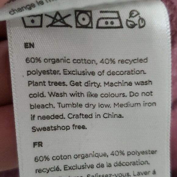 TENTREE maroon xs hoodie - Picture 6 of 8